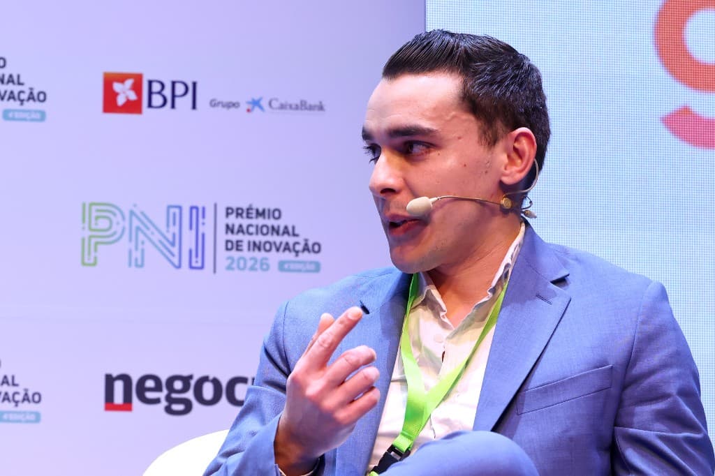 Fábio Gomes num painel sobre inovação e negócio